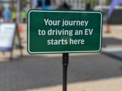 Electric Vehicle Sign